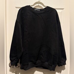 Basic Black Women's Crew Neck Sweater